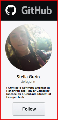 Stella Gurin at GitHub